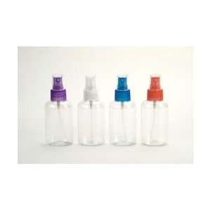  Sprayco Plastic Clear Bottle Sprayer w/Asst. Color Tops 