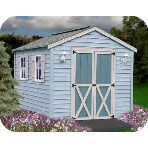   8x12 Vinyl Siding Backyard Storage Shed [HB0812]