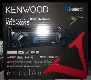 NEW KENWOOD KDC X895 CD//BT/USB CAR STEREO PLAYER 19048193186 