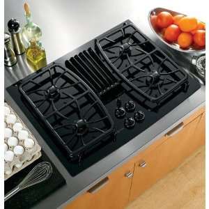  GE PGP989DNBB Profile 30In. Black Cooktop Kitchen 