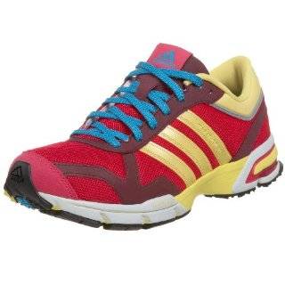 adidas Womens Marathon 10 W Running Shoe,Pink Buzz/Yellow/Teal,8 US M