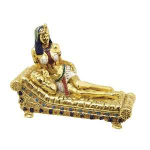    Egyptian Cleopatra Gold Plated Pewter Figurine 6235