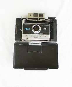 Vintage Polaroid 450 Land Camera w/ Zeiss Rangefinder  