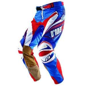  2011 ONeal HARDWEAR VENTED PANTS BLUE/RED 30