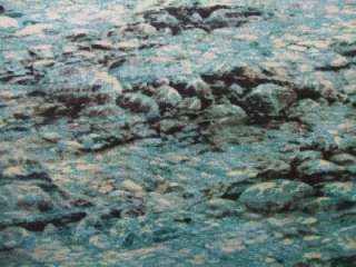 Water River Rocks Stream Landscape South Sea Fabric Yd  