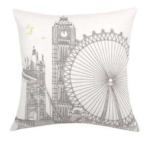  Blissliving Home LONDON SKYLINE Decorative Throw Pillow 