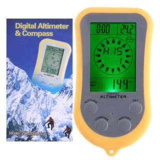 Digital LCD Compass Altimeter Thermometer Barometer  