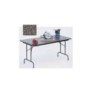   Black Granite High Pressure Top Folding Table 24 x 60