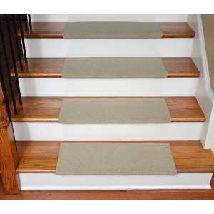  Dean Premium Bullnose Carpet Stair Treads   Odette Pointe Sea Grass 
