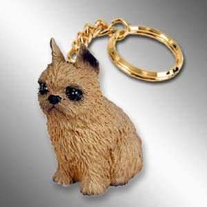  Brussels Griffon, Red Tiny Ones Dog Keychains (2 1/2 in 