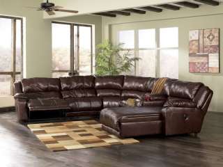 INTRIGUE   CONTEMPORARY GENUINE LEATHER RECLINER SOFA COUCH CHAISE 