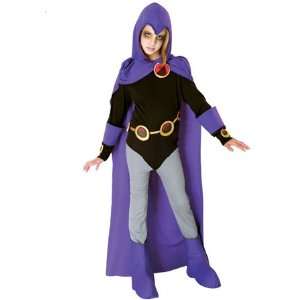  Teen Titans DC Comics Raven Child Halloween Costume 