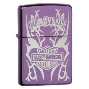  Zippo Harley Davidson Tribal Abyss Lighter Reliable 
