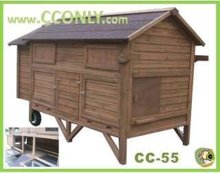 55 Chicken coop Hen house Poultry Rabbit Hutch Cage  