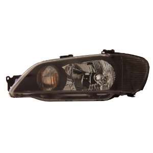  Mitsubishi Lancer 02 03 HeadLamps Black   (Sold in Pairs 