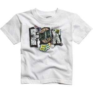  Fox Racing Youth Only Hobo T Shirt   X Large/White 