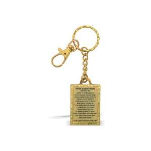   Key Chain with Prayer for Good Health in Hebrew 