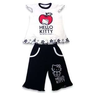  Hello Kitty Kids Wear Apple Shirt and Shorts 10 to 12 