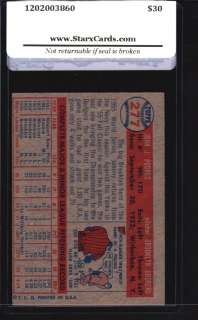1957 Topps Baseball #277 Johnny Podres DP (Dodgers) STX 6 EX/MT  