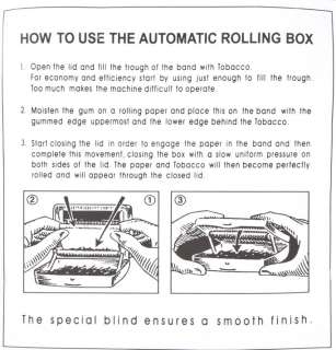   Cigarette Tobacco Smoking Roller Rolling Machine Box Case Tin  