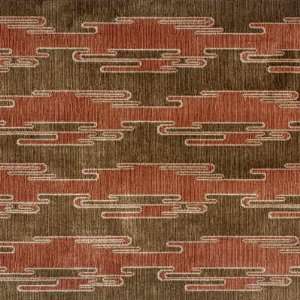  SORA VELVET Rust/Mocha by Groundworks Fabric