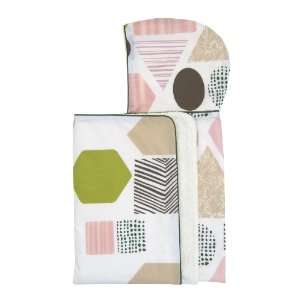  dwellstudio Geometry Primrose Hooded Towel Baby