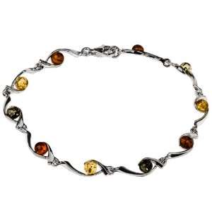   Sterling Silver Bead on Hook Link Bracelet, 7 Graciana Jewelry