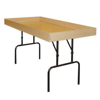 Maple Knockdown Display Dump Table 30W X 60L NEW  