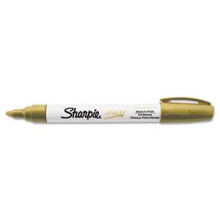 Sharpie Permanent Paint Markers Medium Point Gold 071641349377 
