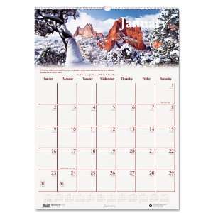  Products   House of Doolittle   Scenic Beauty Monthly Wall Calendar 