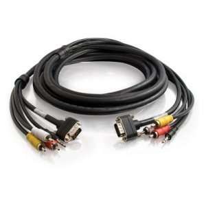  Cables To Go 40183 Audio/Composite Video Cable. 50FT CMG HD15 3 RCA 
