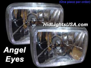 7x6 H6054 Conversion Headlight Seal Beam w/ Angel Eyes  