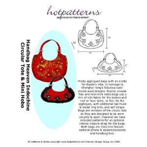  Indochine Circular Tote & Mini Hobo Pattern By The Each 