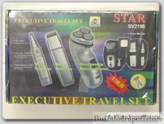 NEW Mens 5 in 1 Executive Travel Shaving Trimmer Set  