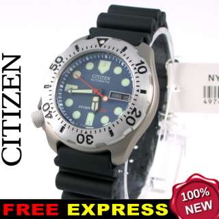 Citizen Men Watch PROMASTER Scuba Diver Sport Xpress Warranty NY0054 