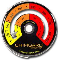 ChimGard Woodstove Thermometer by Condar (3 4)  