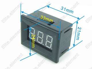   Emerald Green LED DC 7 30V Volt Meter Does NOT require a Power  