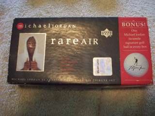 MICHAEL JORDAN RARE AIR 85 CARDS AND GOLF BALL SEE PICTURES  