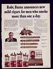 1966 print ad robt burns cigars tobacco farmer mild returns