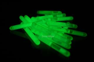 inch Green Mini Glow Sticks  50 pack 022099175506  