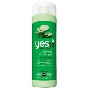 Yes to Cucumbers Calming Cucumber Shower Gel    16.9 oz (Quantity of 4 