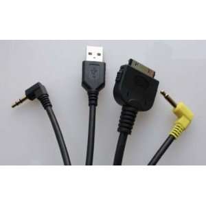   and Video Cable for Kenwood Aux Interface KCA IP302