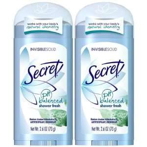  Secret Invisible Solid Antiperspirant Deodorant Shower 2.6 