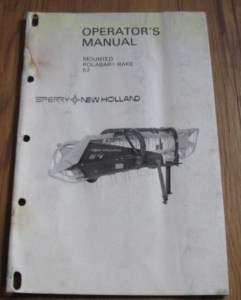New Holland 57 Mounted Rolabar Rake Operators Manual  