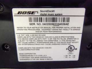 Bose Black SoundDock Series I iPod Digital Music System  