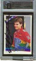 Jeff Gordon #24 autographed 1994 MAXX NASCAR card MINT  