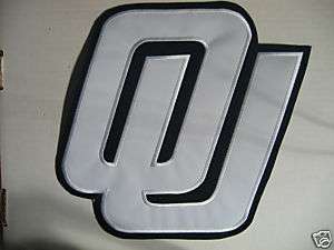 NCAA Oklahoma Sooners White Emblem Patch XLarge  