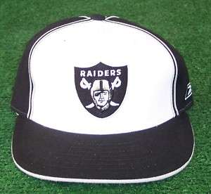Oakland Raiders Hat Cap NFL Reebok Fitted 7 1/8  