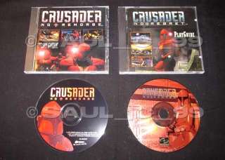 Crusder No Remorse and Crusader No Regret games for the PC on cd rom