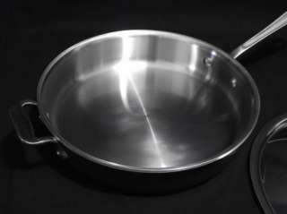 All Clad Ltd 3QT Saute Pan With Lid Stainless Steel  